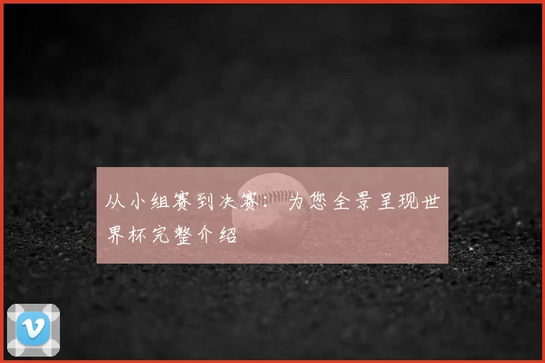 从小组赛到决赛:为您全景呈现世界杯完整介绍
