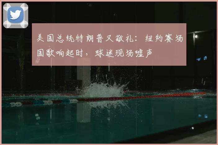 美国总统特朗普又敬礼:纽约赛场国歌响起时,球迷现场嘘声