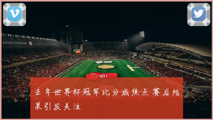 去年世界杯冠军比分成焦点 赛后结果引发关注